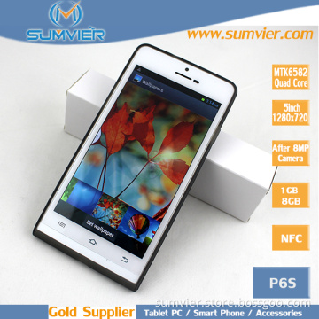 5inch IPS Screen Smart Phone with Quad Core Mtk6582 Nfc